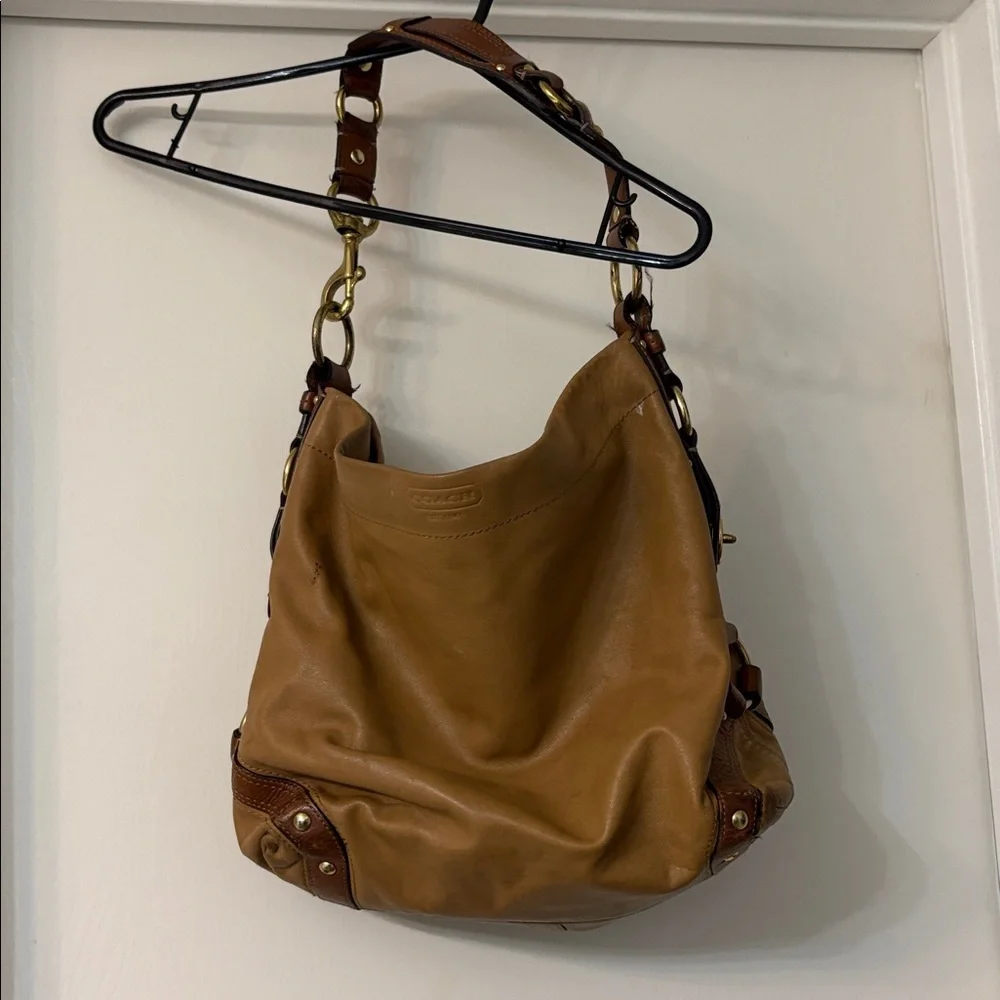 Brown Leather Shoulder Bag